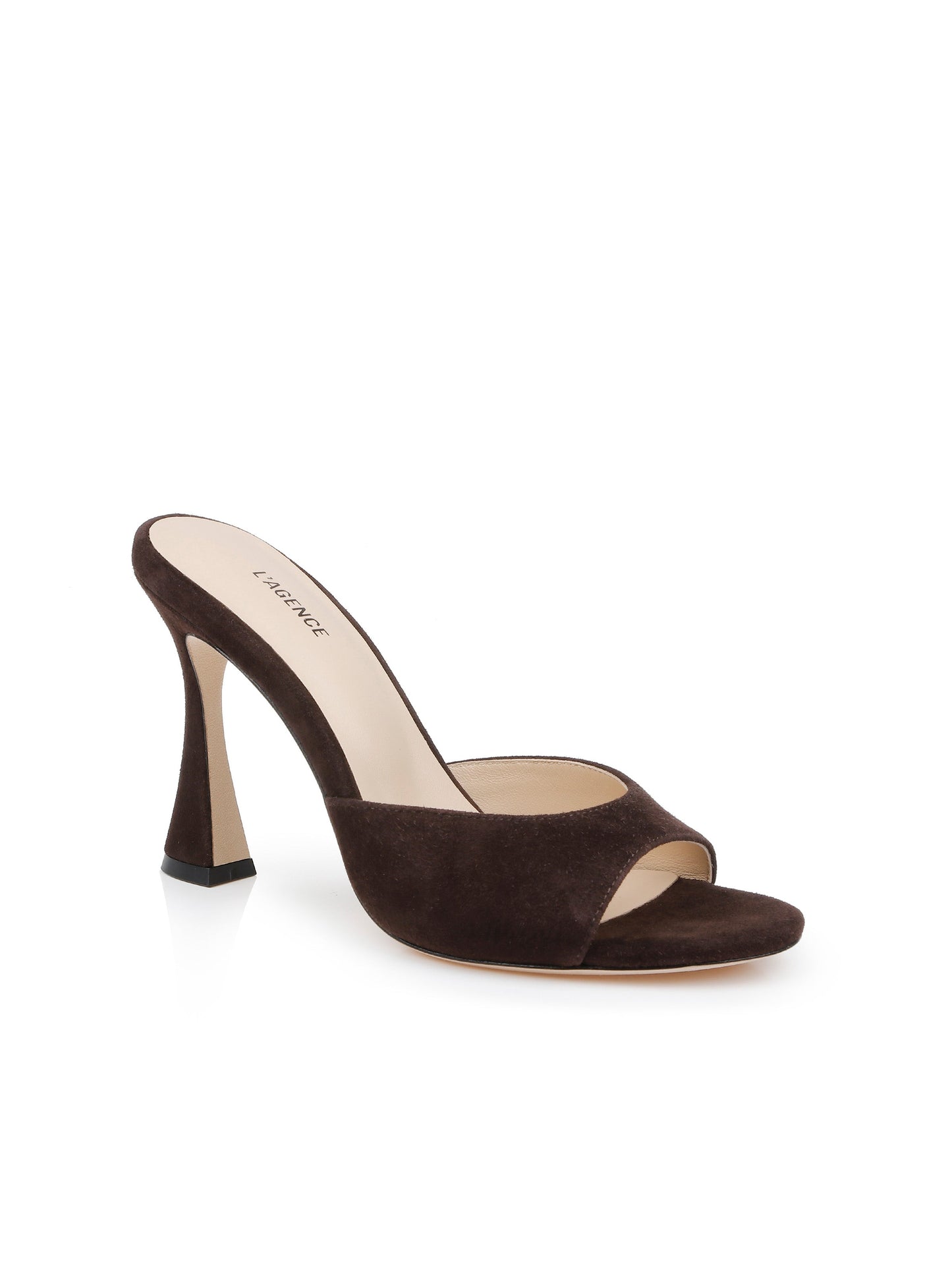 Avery Suede Open-Toe Mule