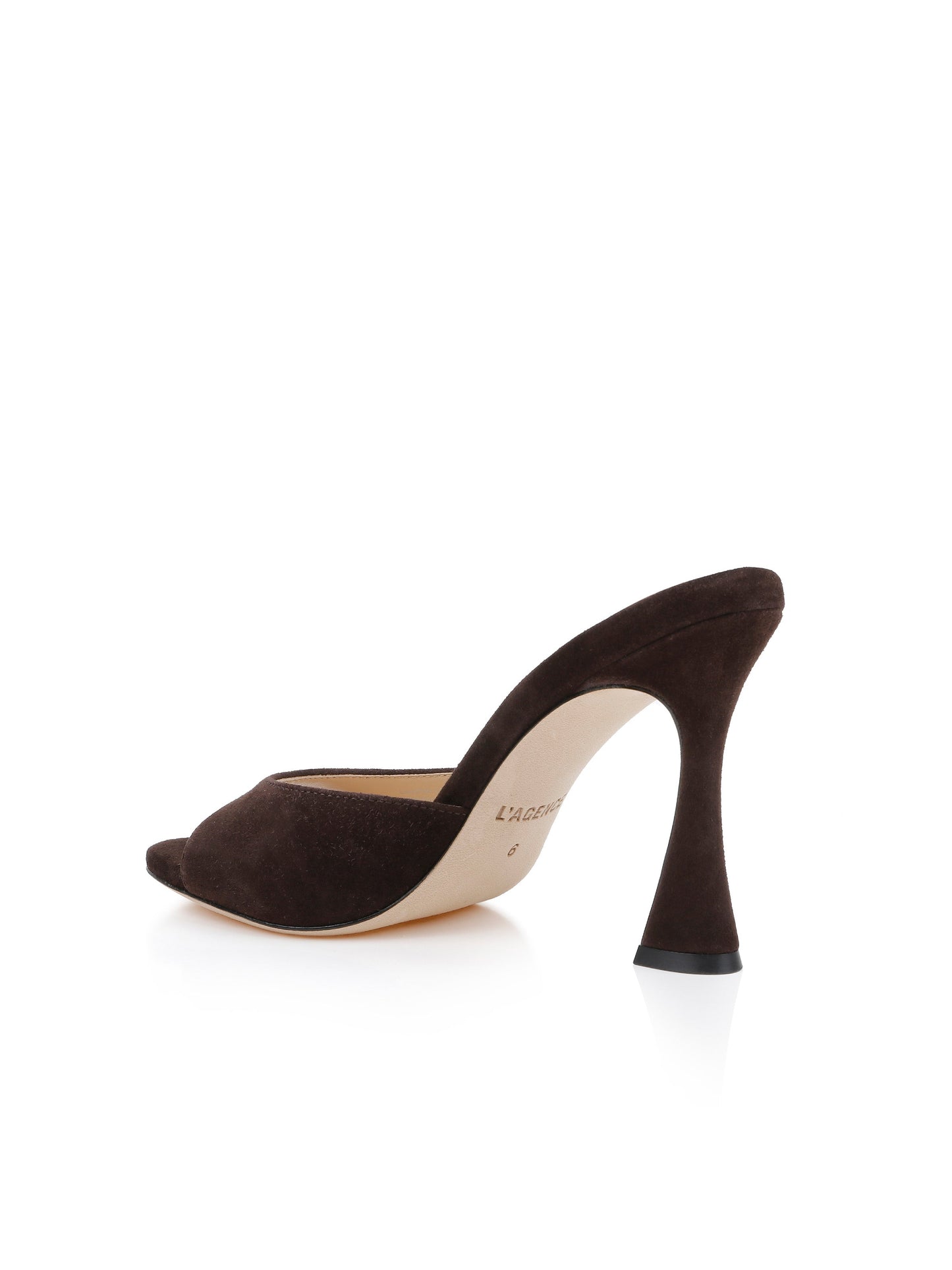 Avery Suede Open-Toe Mule