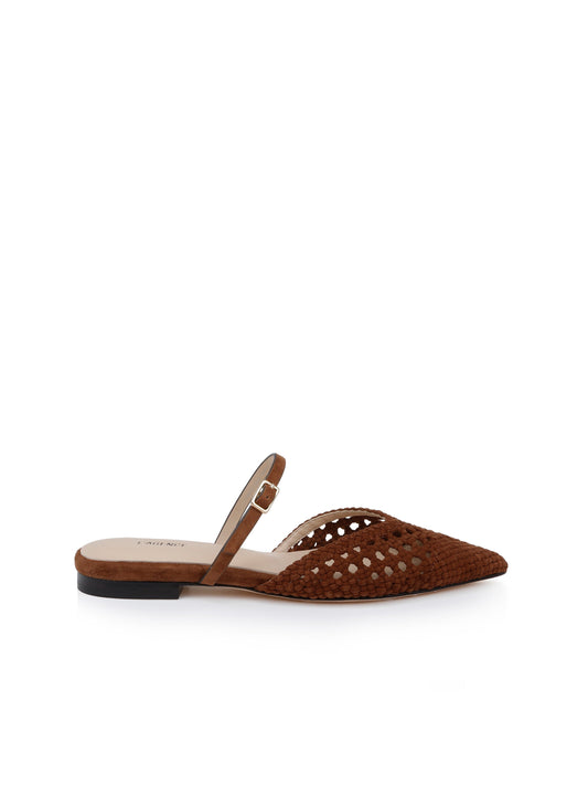Jacklyn Suede Flat Mule