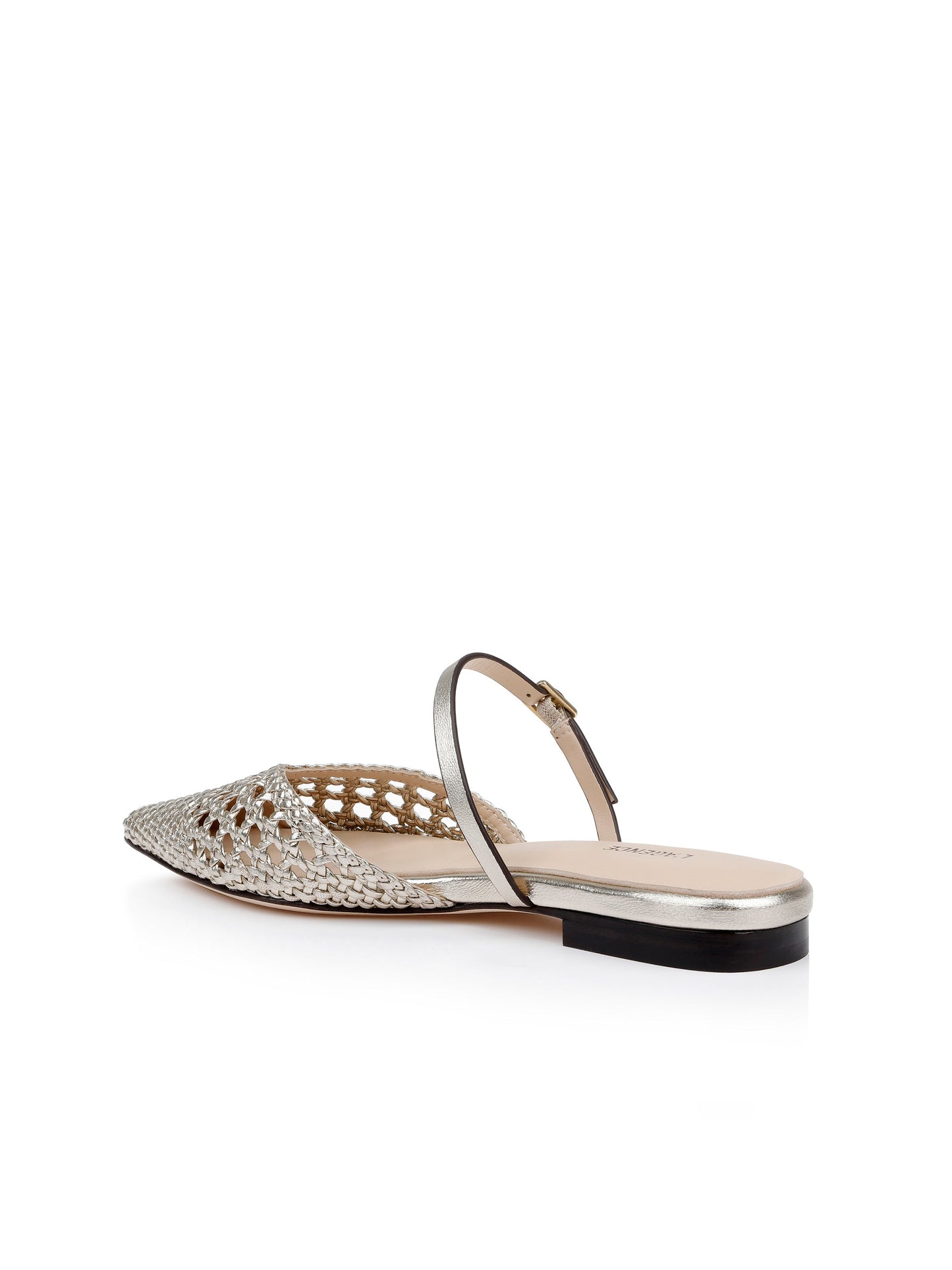 Jacklyn Leather Flat Mule