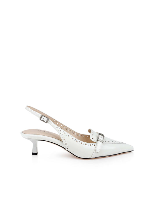 Lourdes Leather Slingback Pump