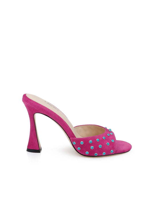 Lucienne Embellished Suede Mule