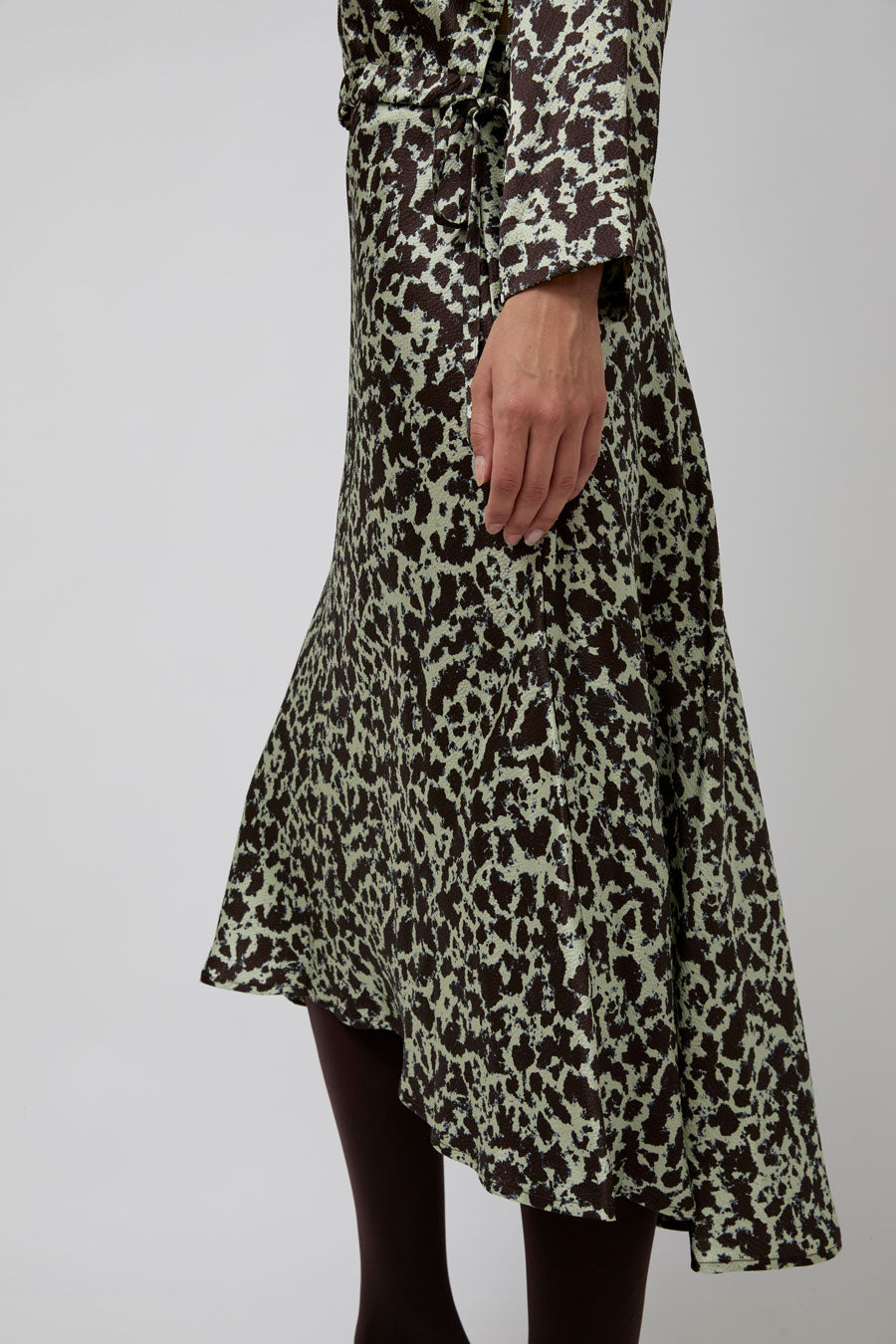 No.6 Mitta Skirt in Mint Ink Blot
