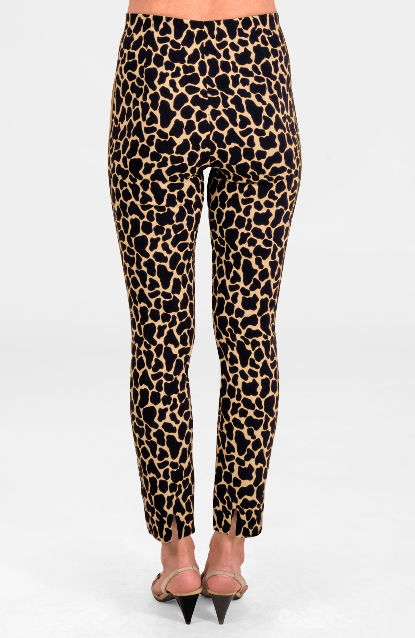 Gripeless Pull On Pants - Animal Instincts- Giraffe Khaki