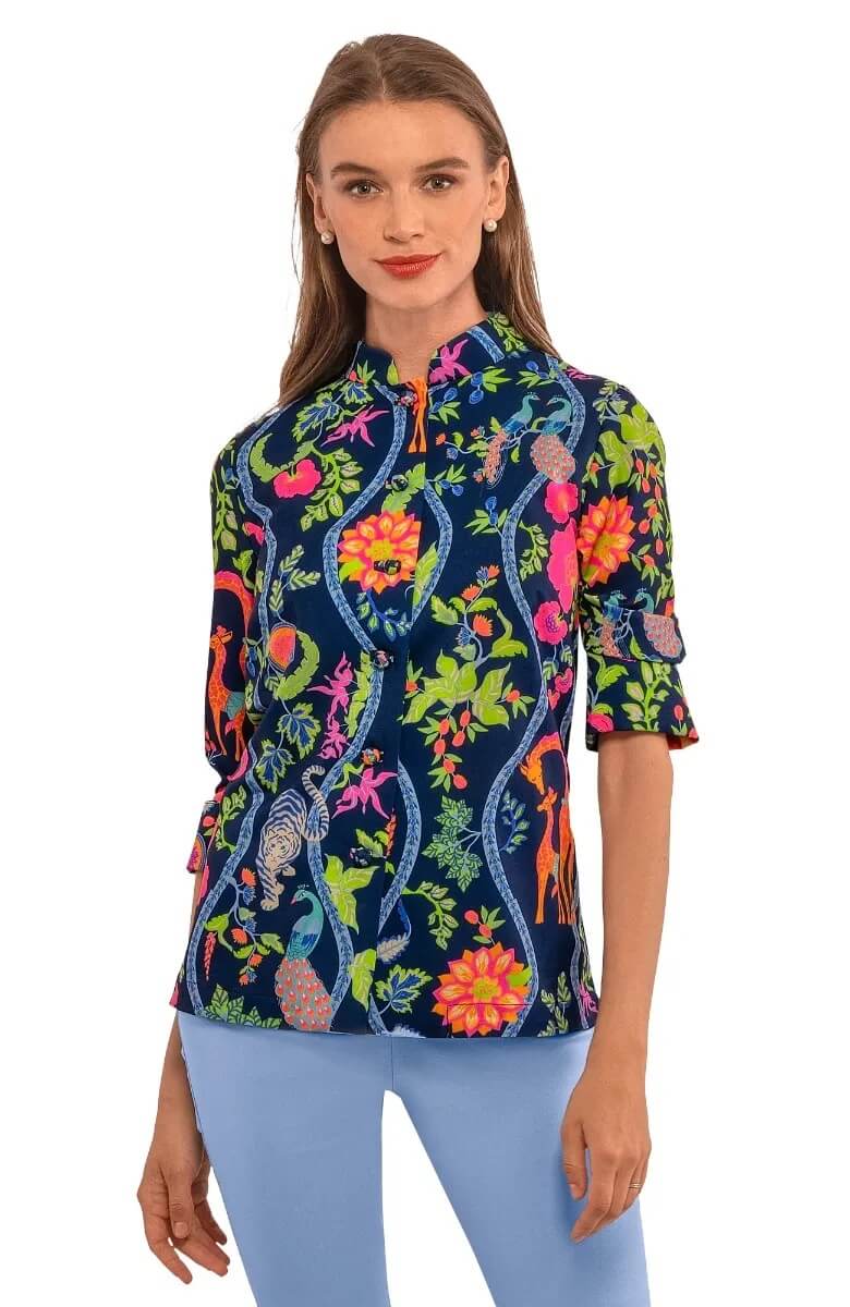 Forget Me Knot Top - Jungle Symphony
