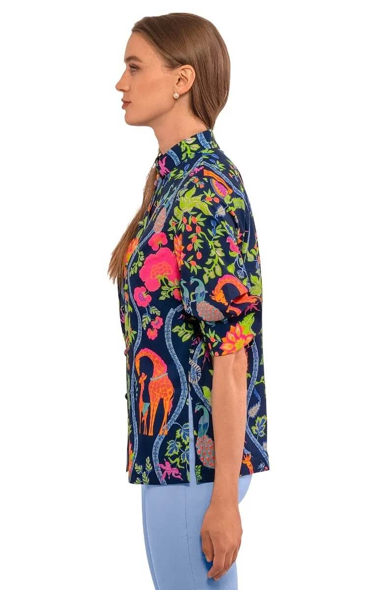 Forget Me Knot Top - Jungle Symphony