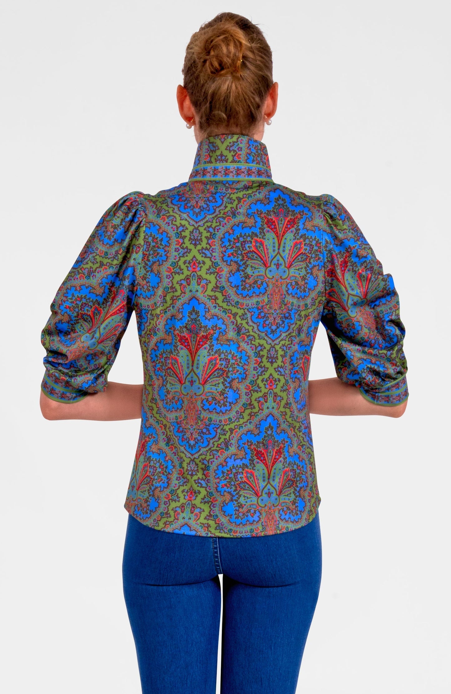Puff Sleeve Top - Passion Paisley
