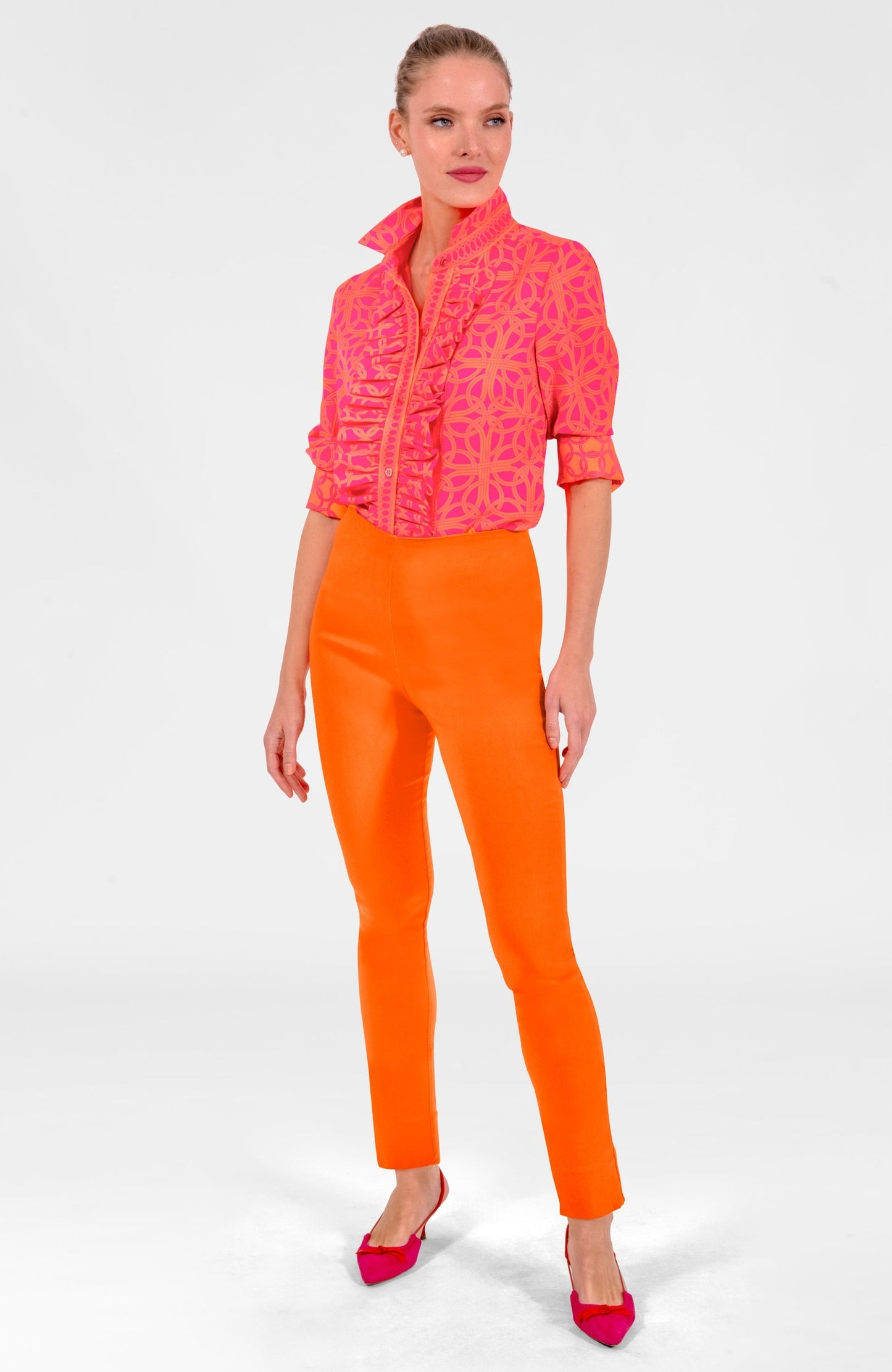 Ruffle Rumble Blouse - Ring Toss