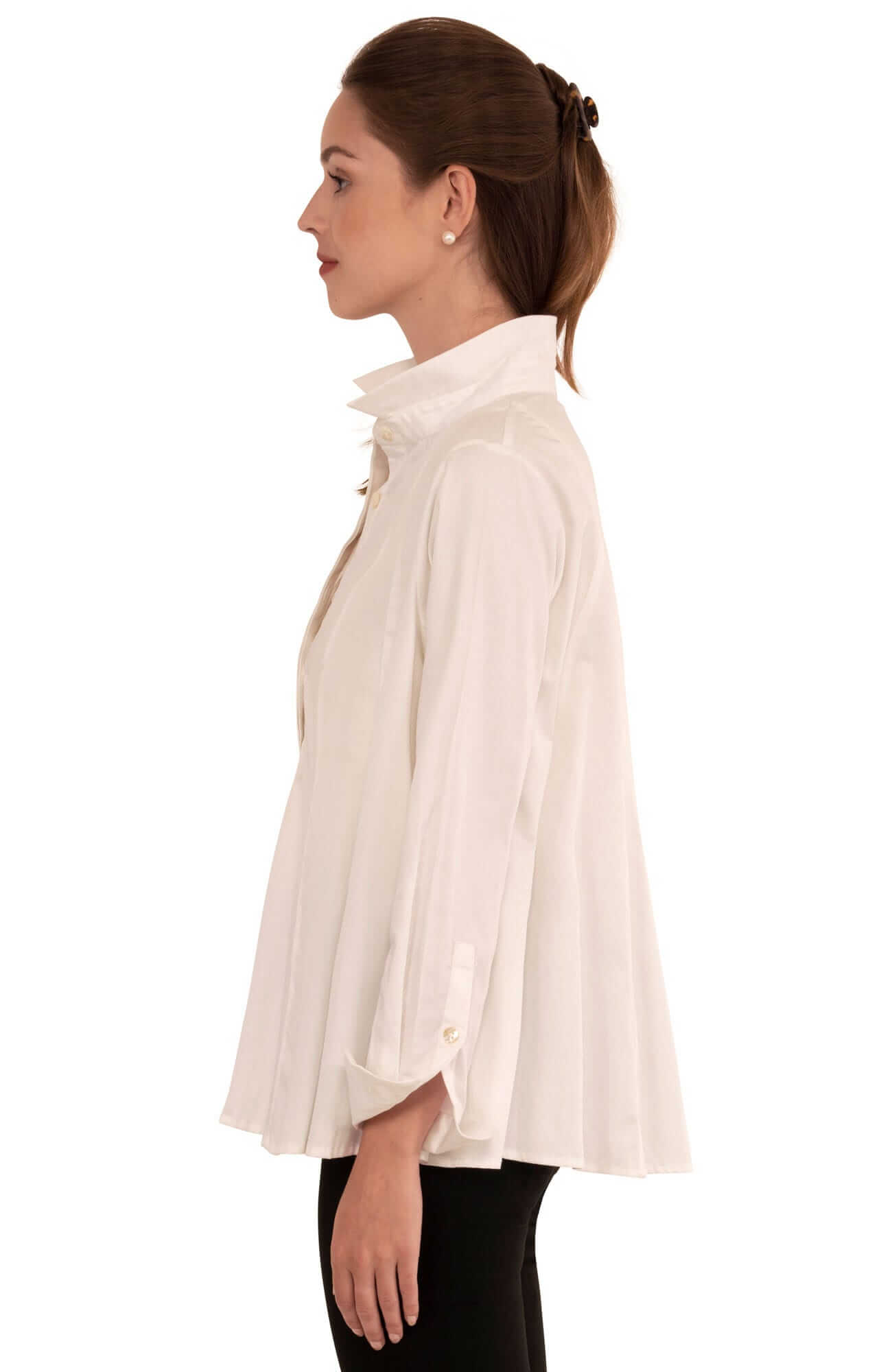 Seamed Cotton Top - Solid