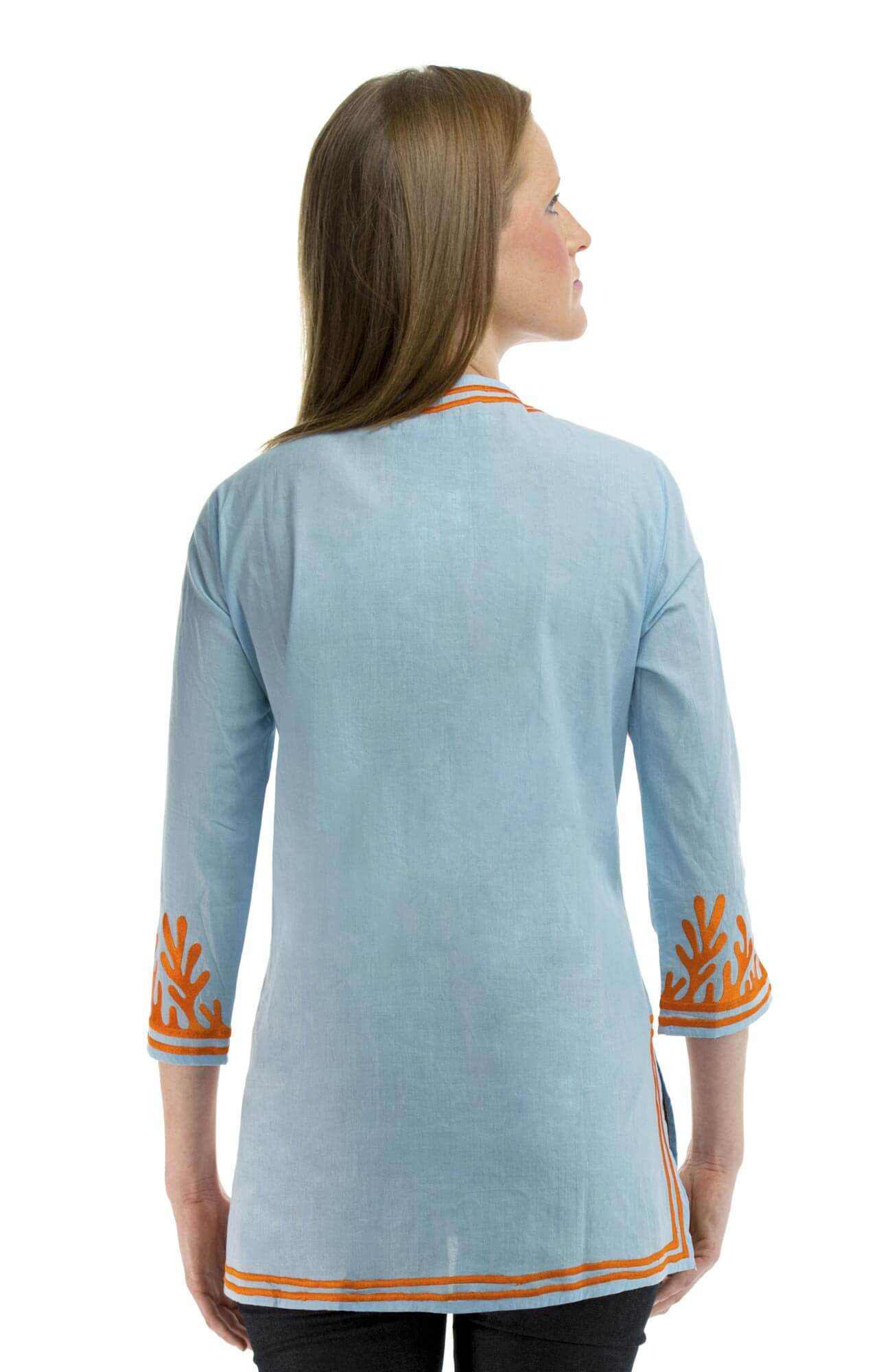 Cotton Embroidered Tunic - The Reef