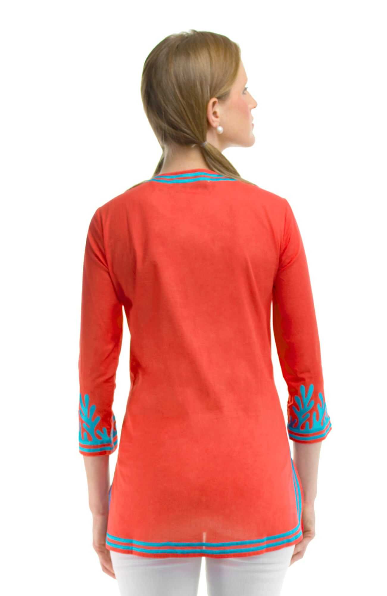 Cotton Embroidered Tunic - The Reef