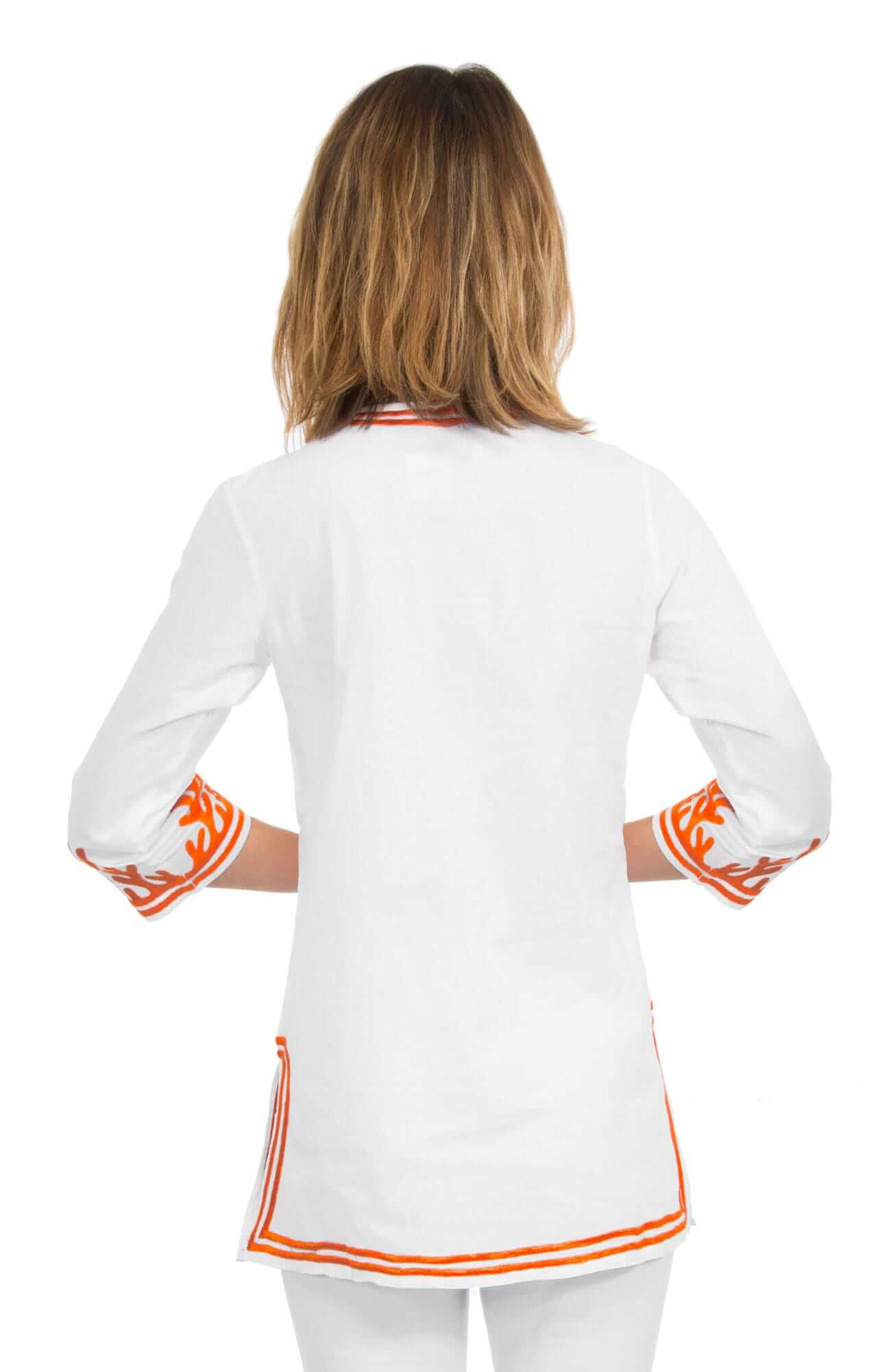 Cotton Embroidered Tunic - The Reef