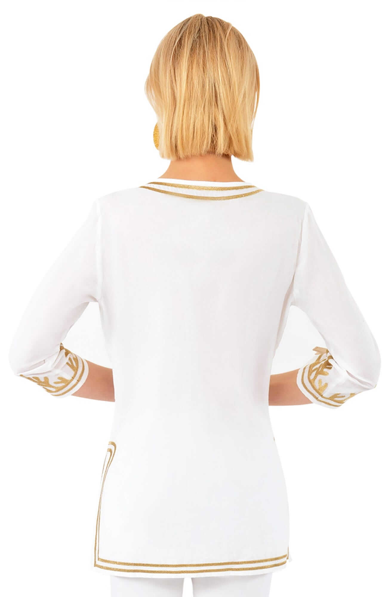 Cotton Embroidered Tunic - The Reef