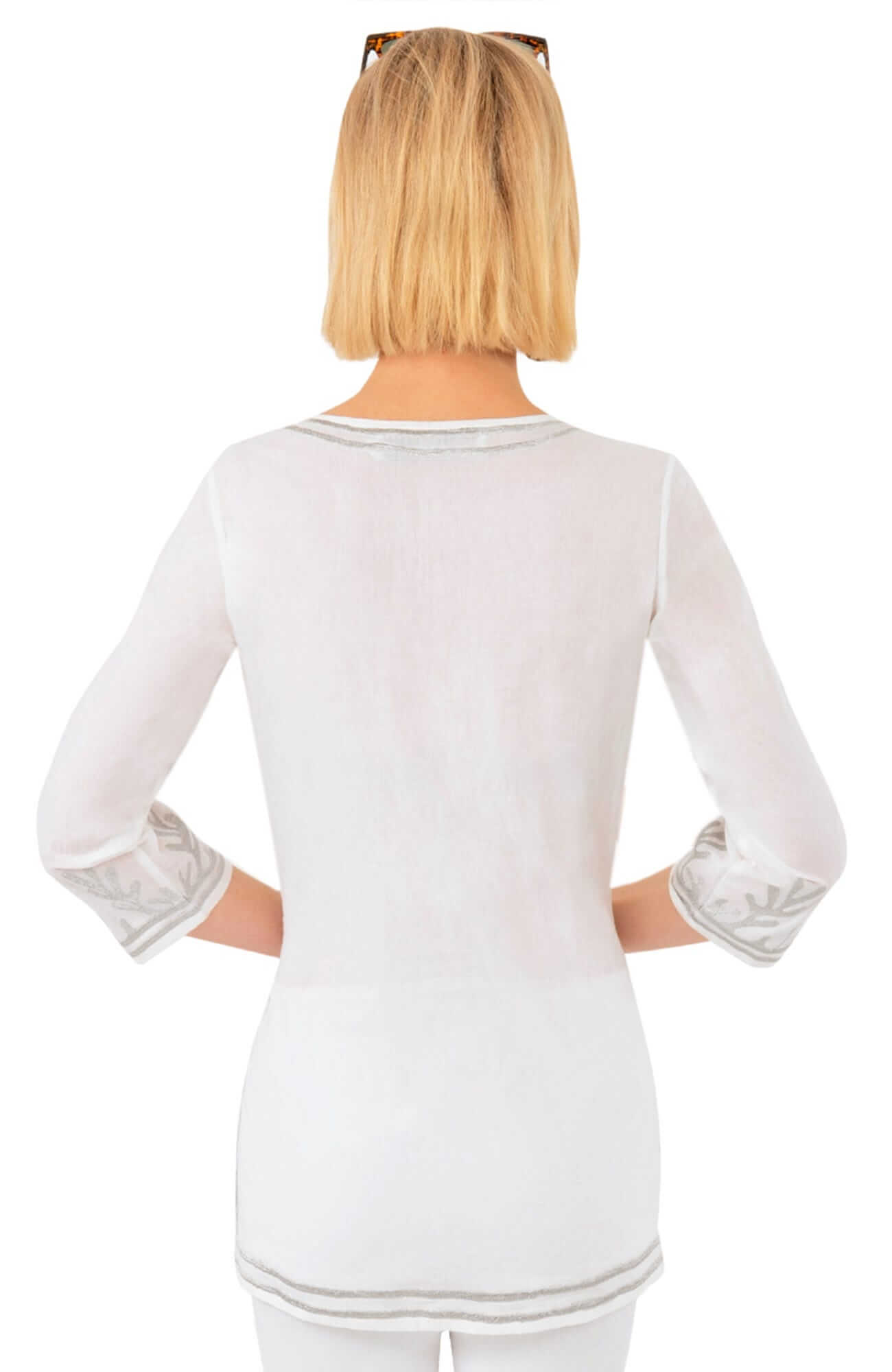 Cotton Embroidered Tunic - The Reef