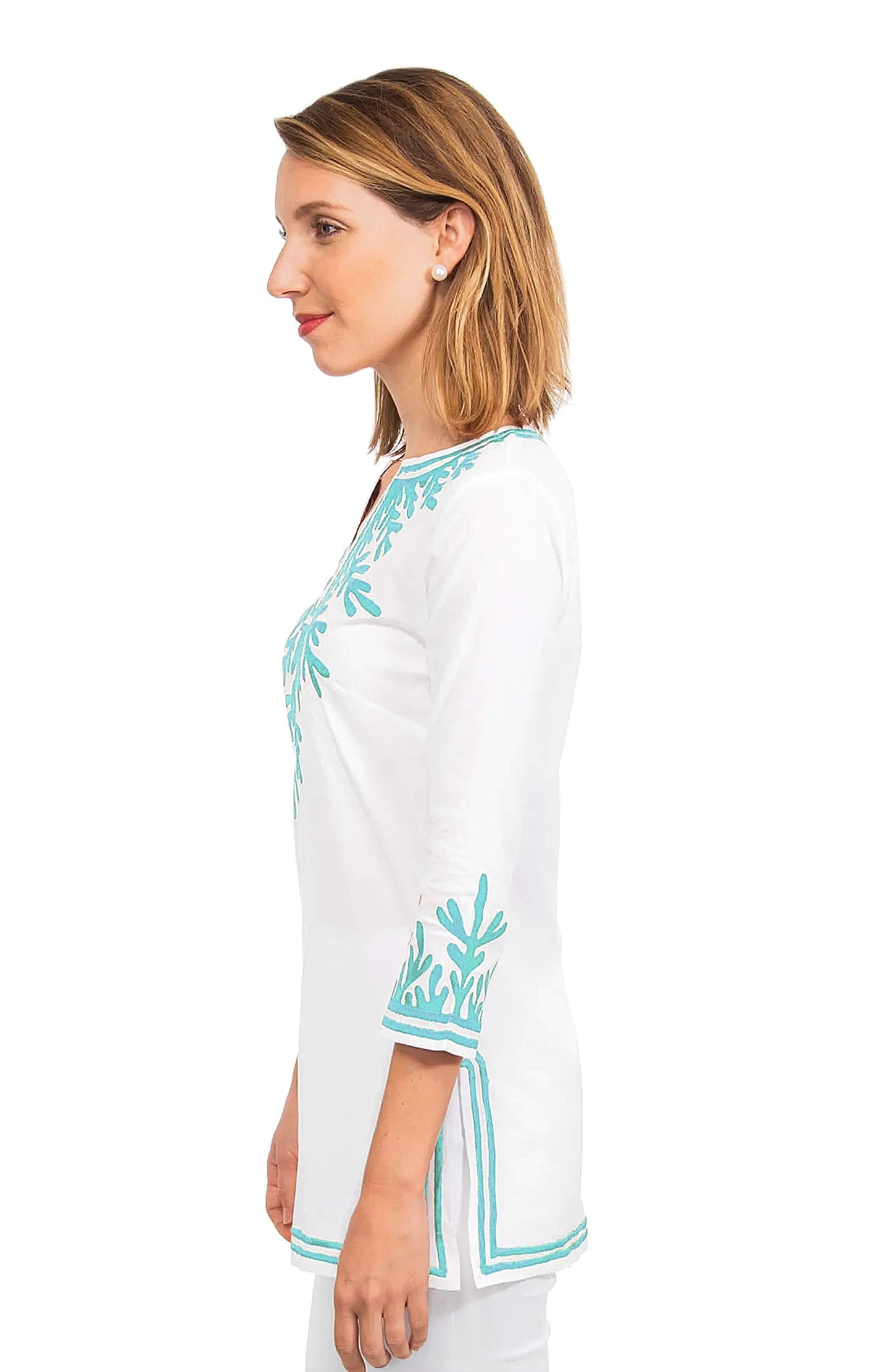 Cotton Embroidered Tunic - The Reef