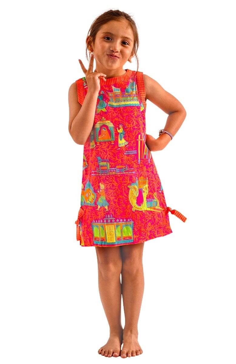 Girls Dress - Palanquin Party