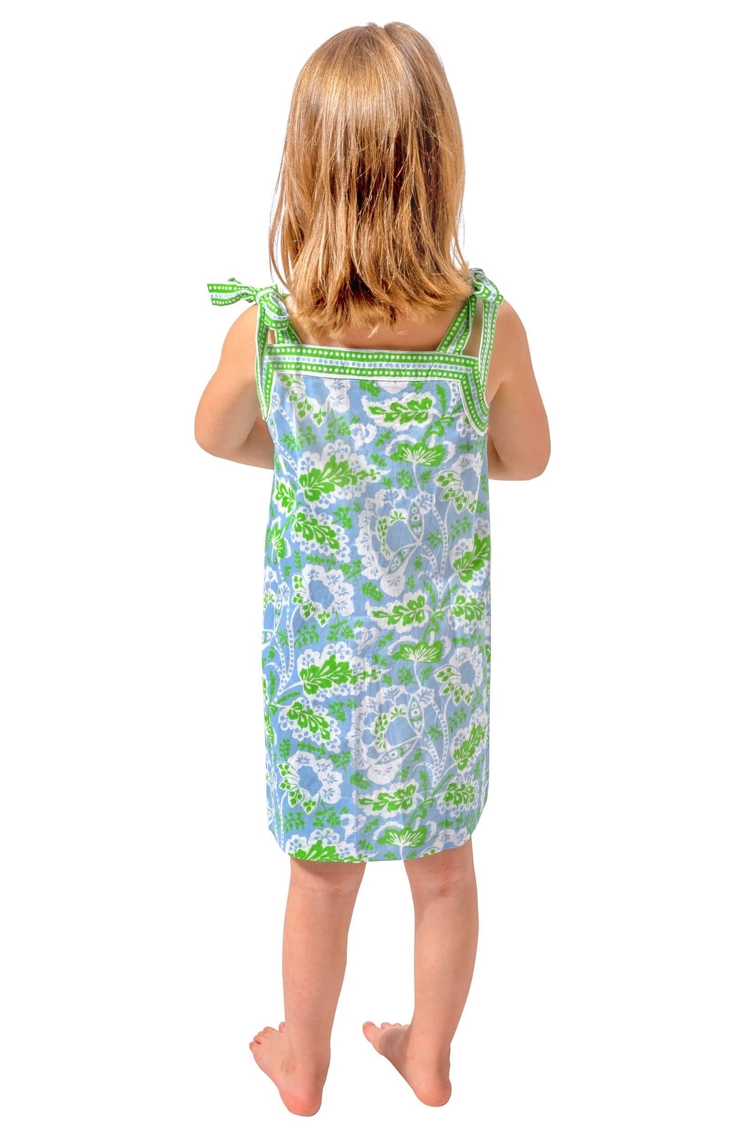Girls Tie Dress - Flora