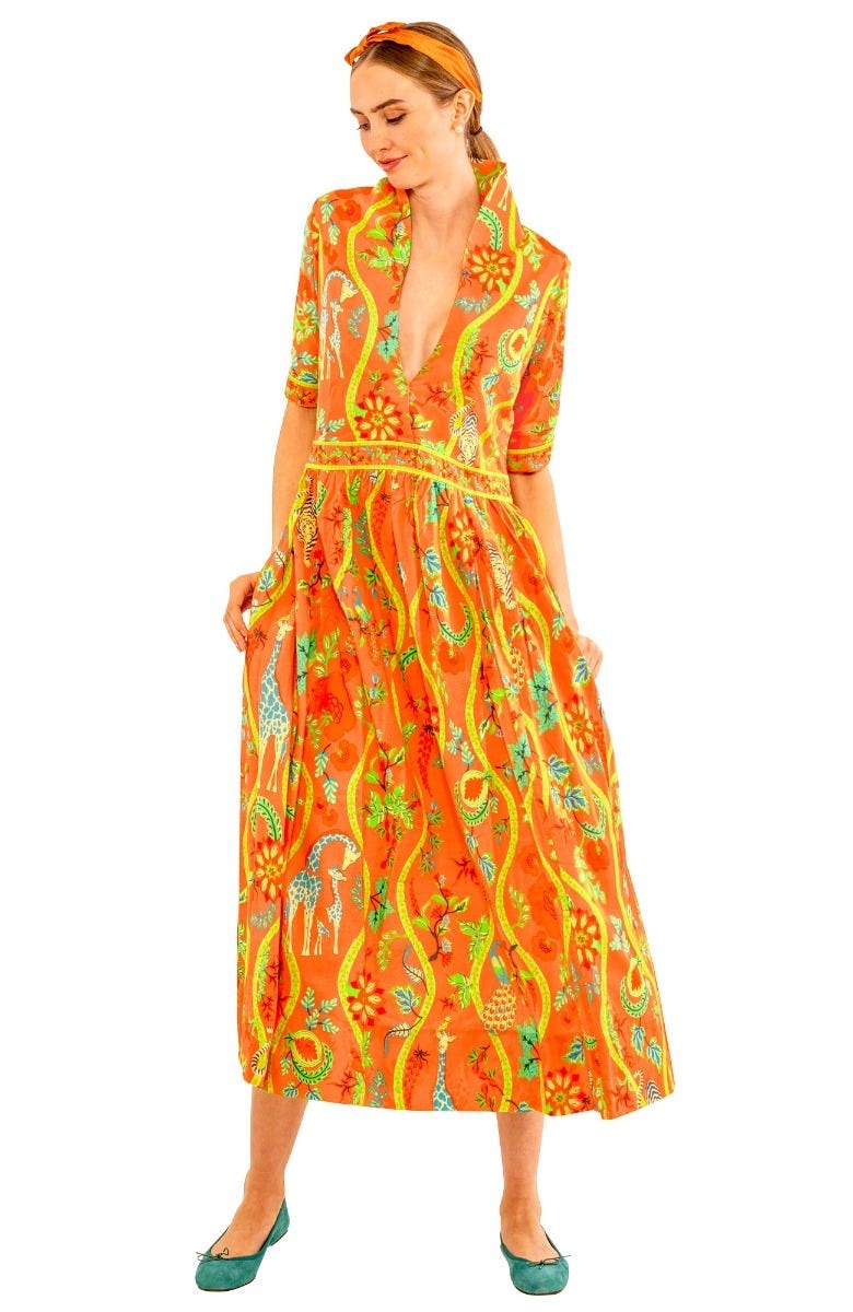 June Dress - Jungle Symphony