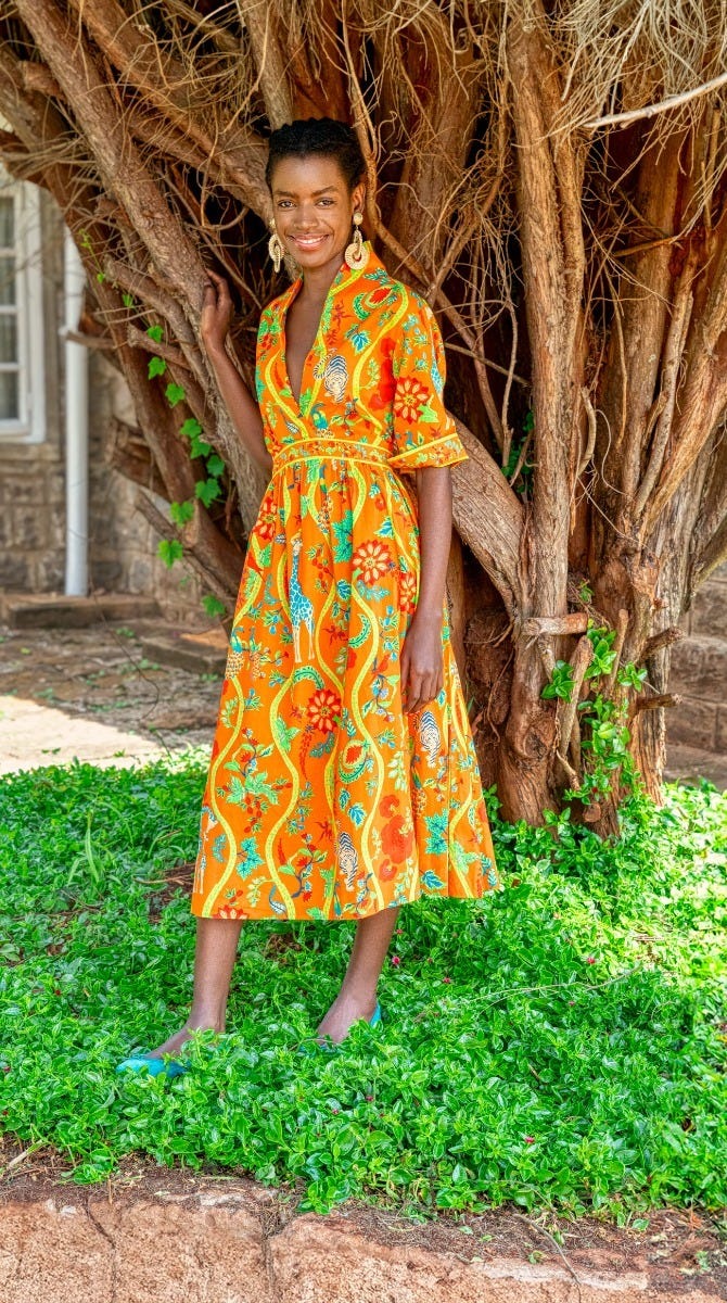 June Dress - Jungle Symphony