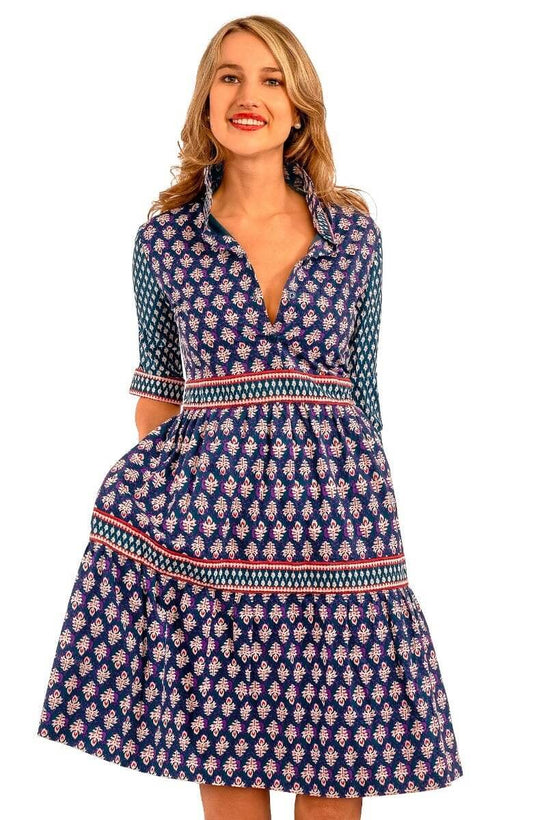 Cotton Tear It Up Dress - Wonderful Wisteria