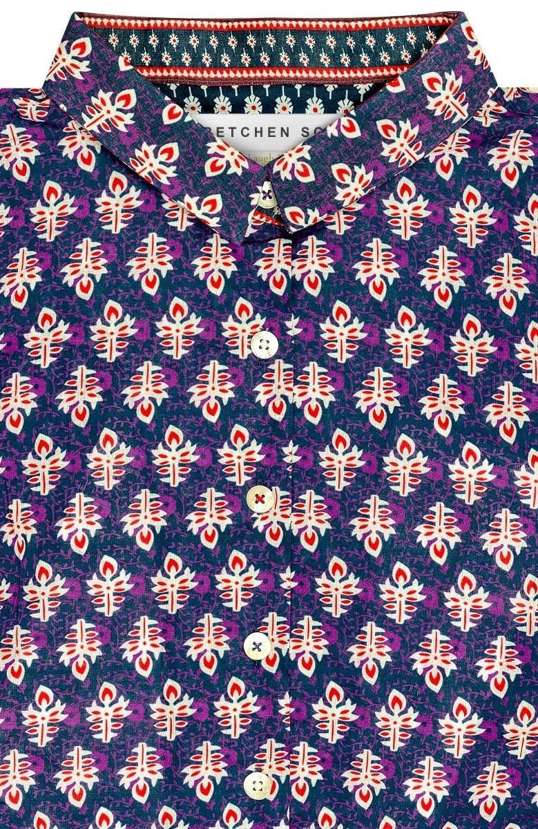 Cotton Tear It Up Dress - Wonderful Wisteria