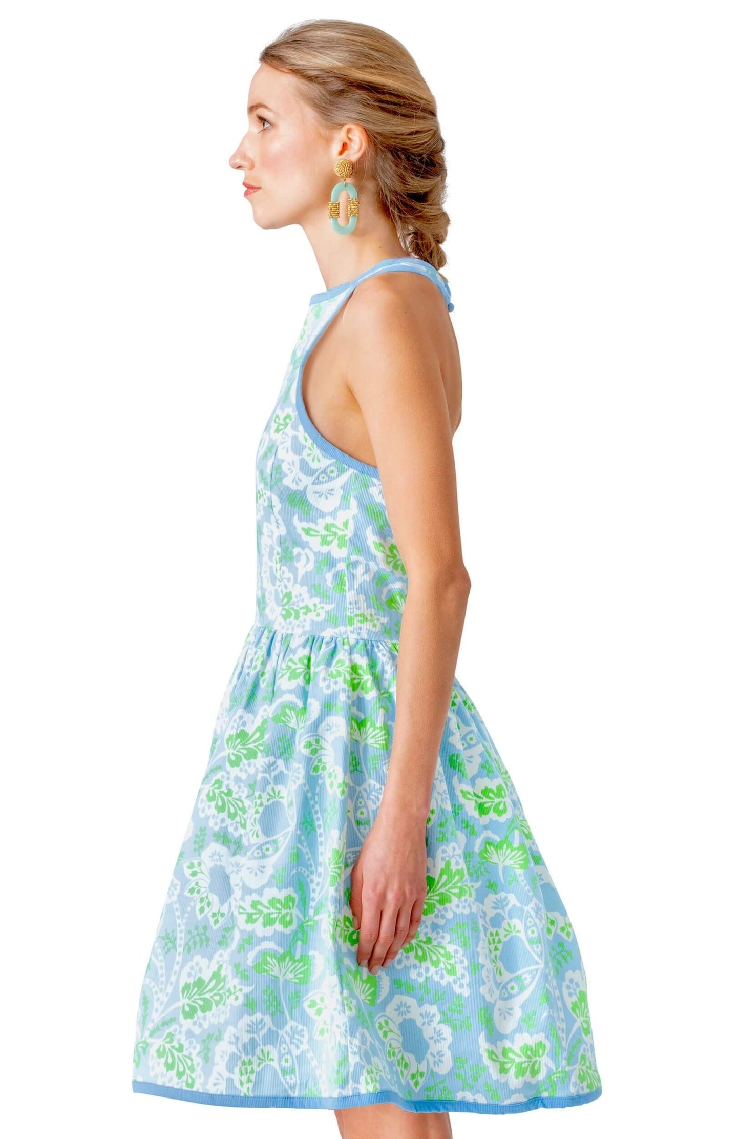 Halter Heaven Dress - Flora
