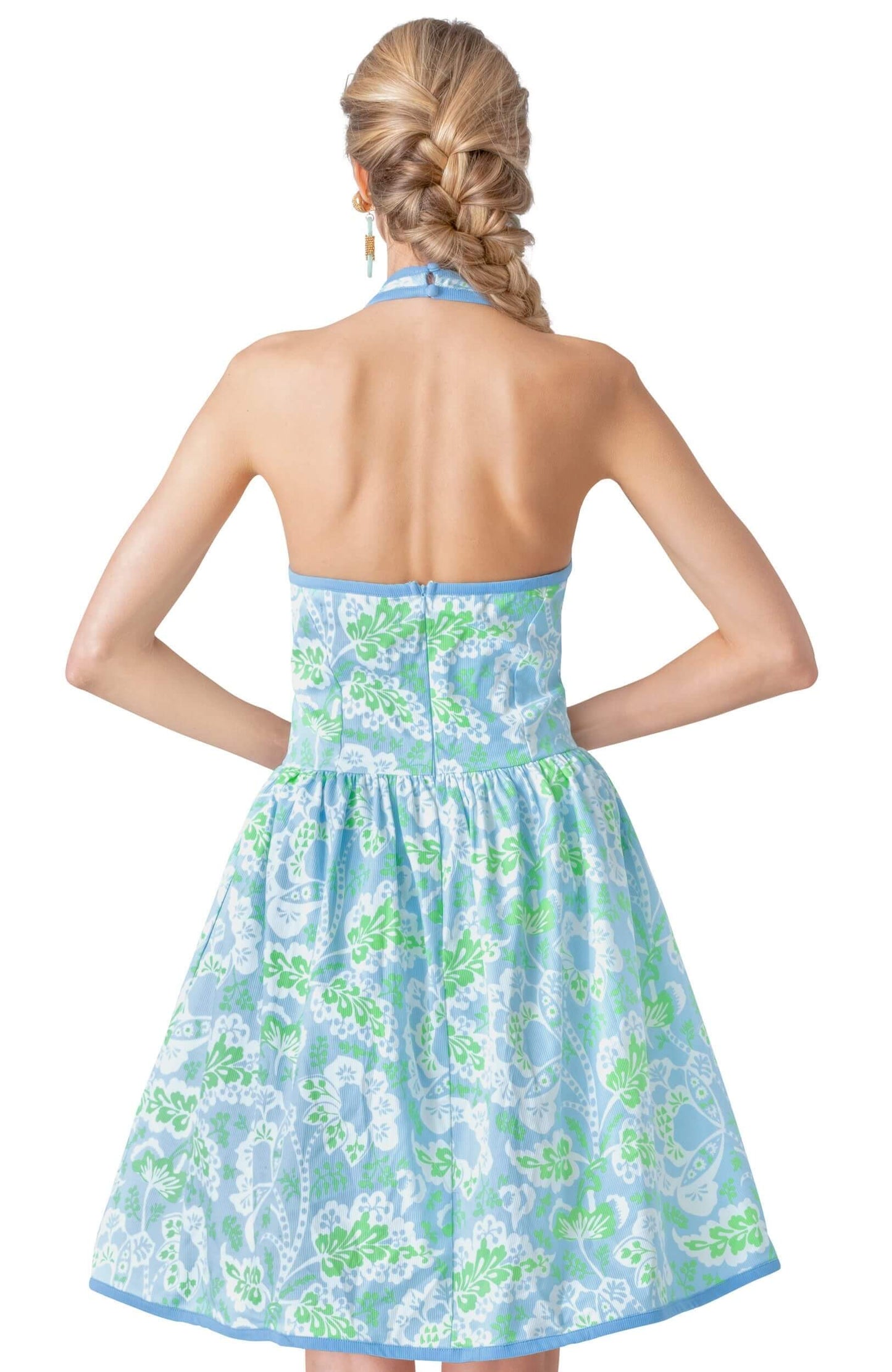 Halter Heaven Dress - Flora