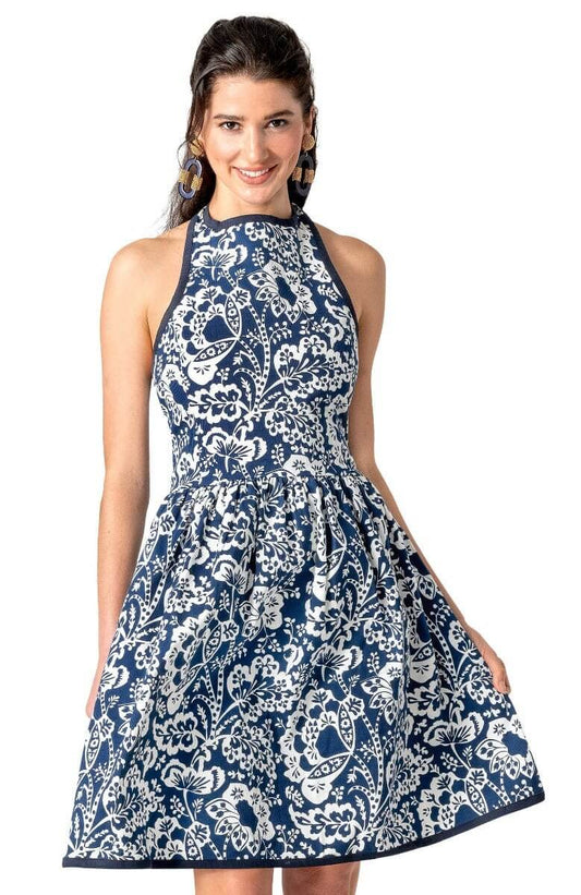 Halter Heaven Dress - Flora
