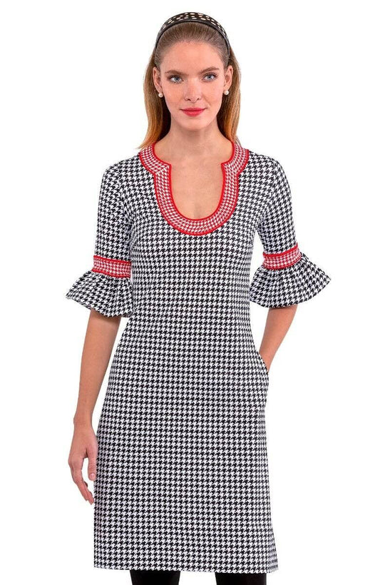 Shake Your Tushy Dress - Houndstooth