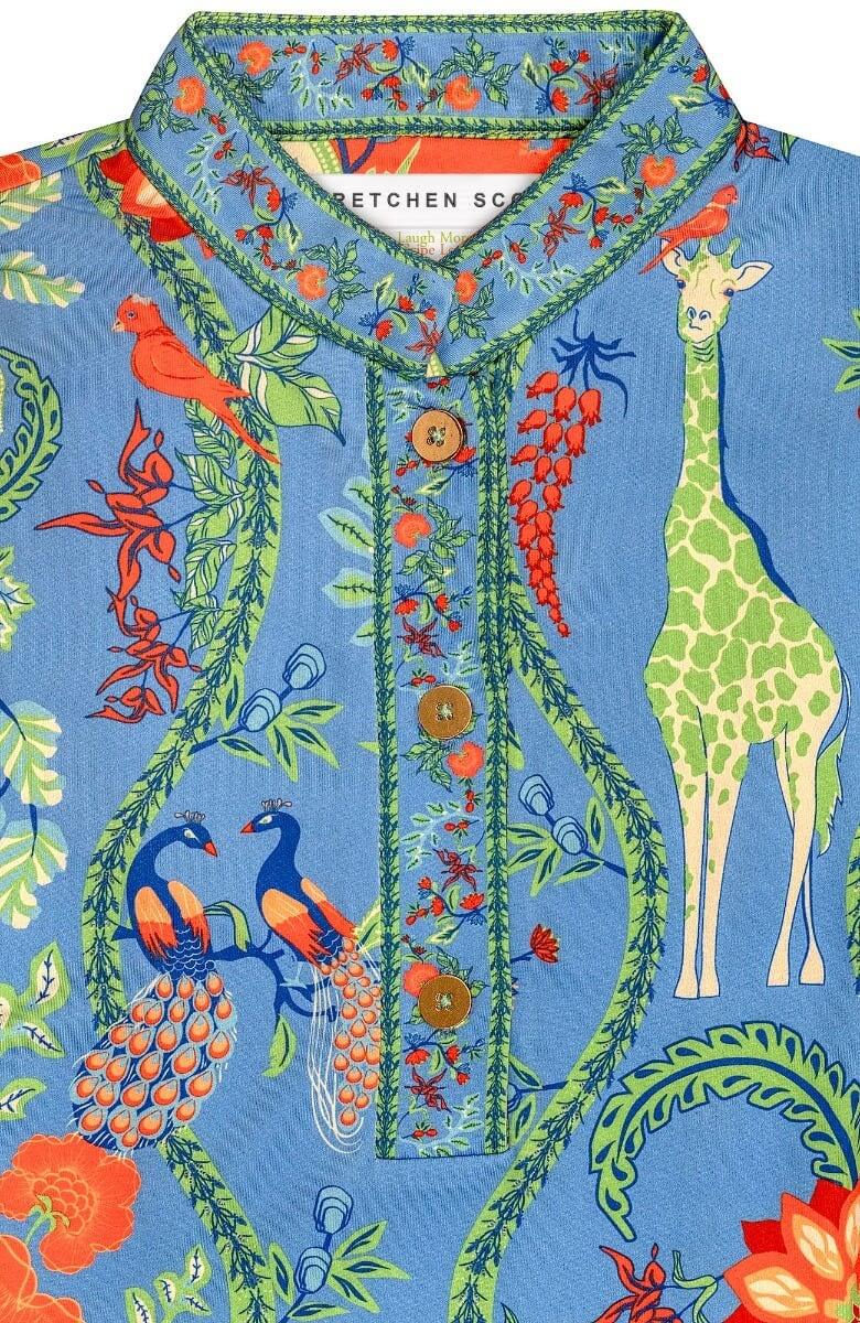 Mandarin Dress - Jungle Symphony
