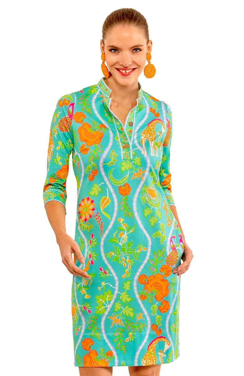 Mandarin Dress - Jungle Symphony