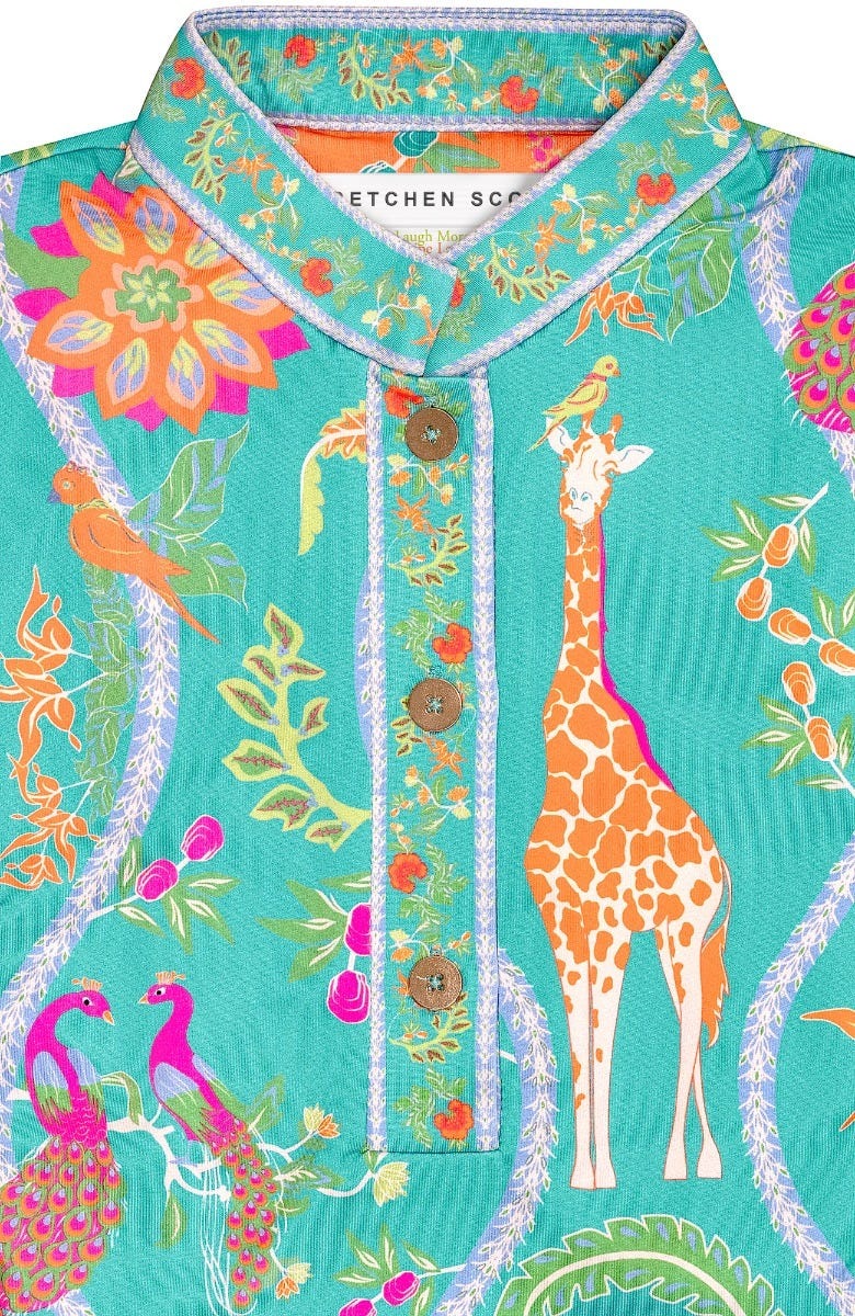 Mandarin Dress - Jungle Symphony
