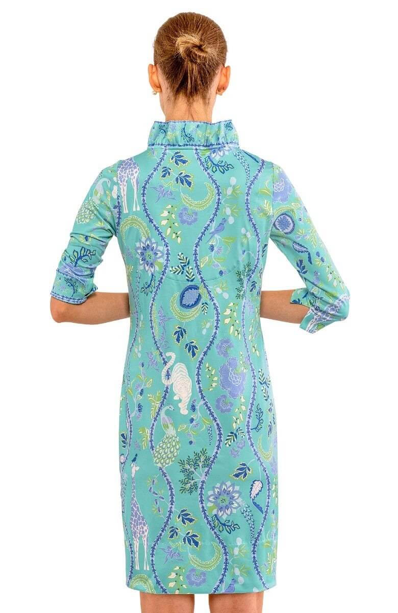 Ruffneck Dress - Jungle Symphony