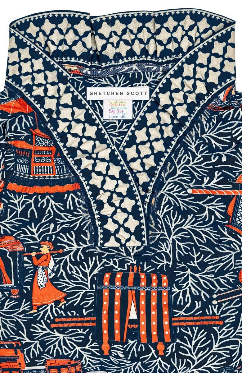 Ruffneck Dress - Palanquin Party