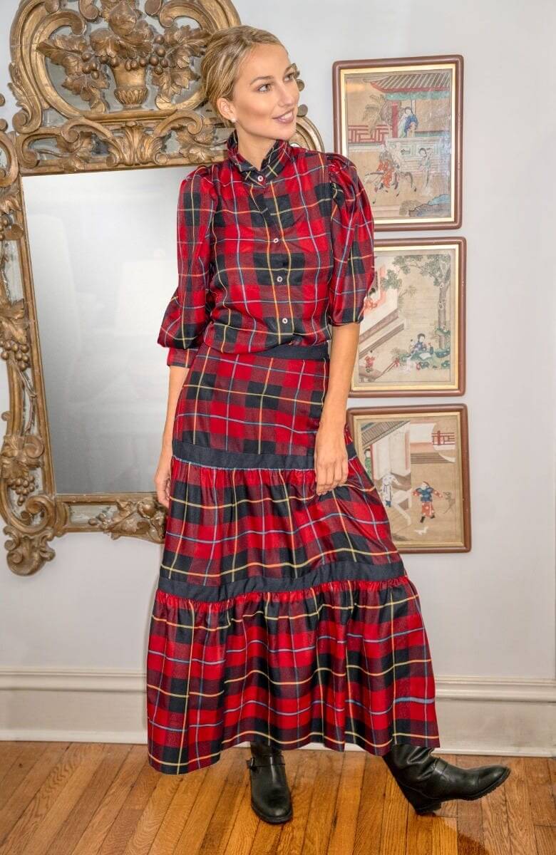 Ipanema Skirt - Plaidly Cooper