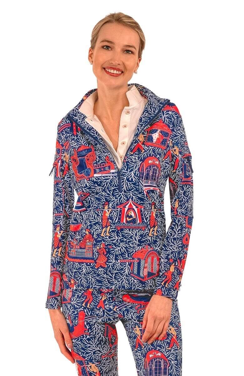 Half-Zip Pullover - Palanquin Party