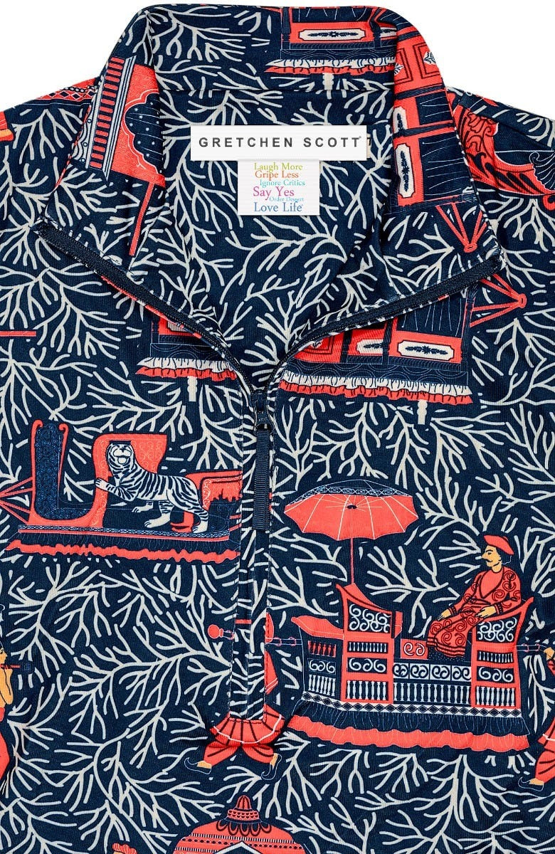 Half-Zip Pullover - Palanquin Party