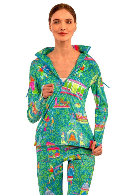 Half-Zip Pullover - Palanquin Party