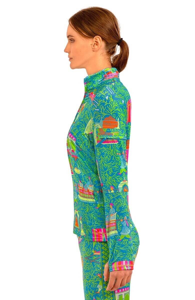 Half-Zip Pullover - Palanquin Party