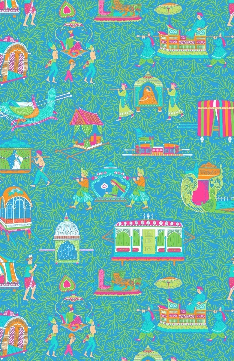 Half-Zip Pullover - Palanquin Party