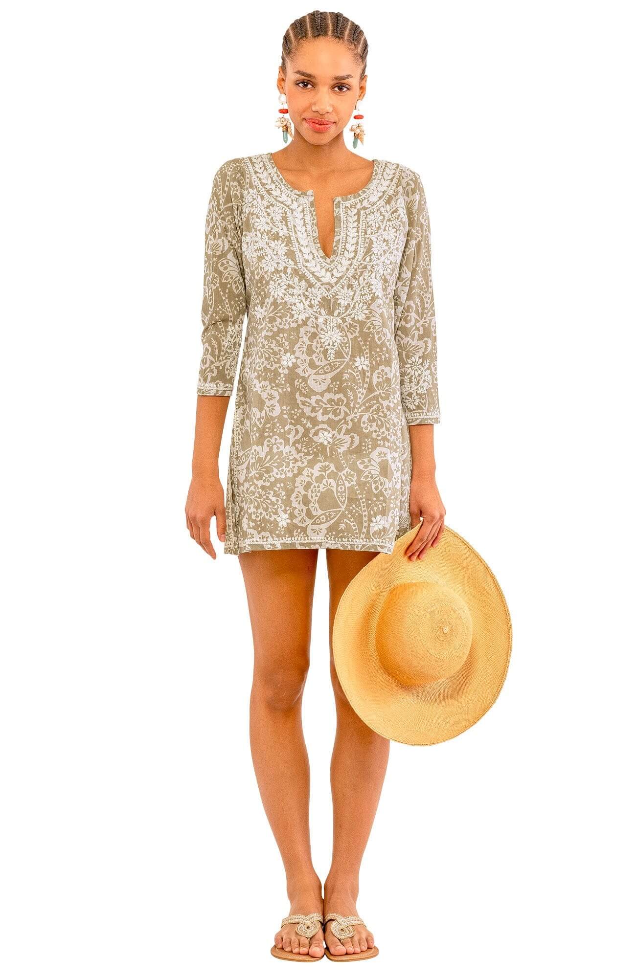 Embroidered Tunic - Flora